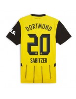 Moške Nogometnih dresov Borussia Dortmund Marcel Sabitzer #20 Domači 2024-25 Kratki rokavi